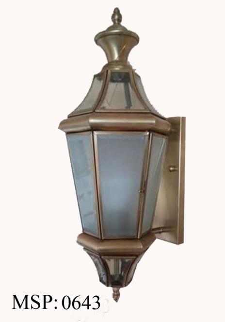 Đèn cột đồng xịn 0643
