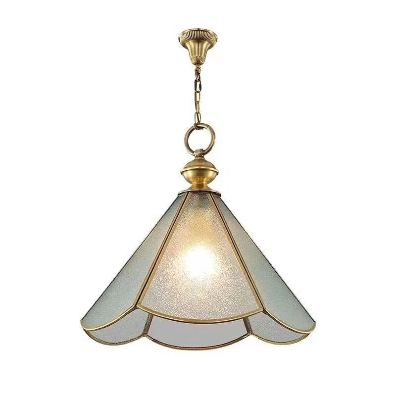 Đèn thả đồng xịn D9127-1