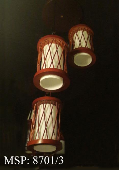 Đèn thả 3 gỗ 8701/3