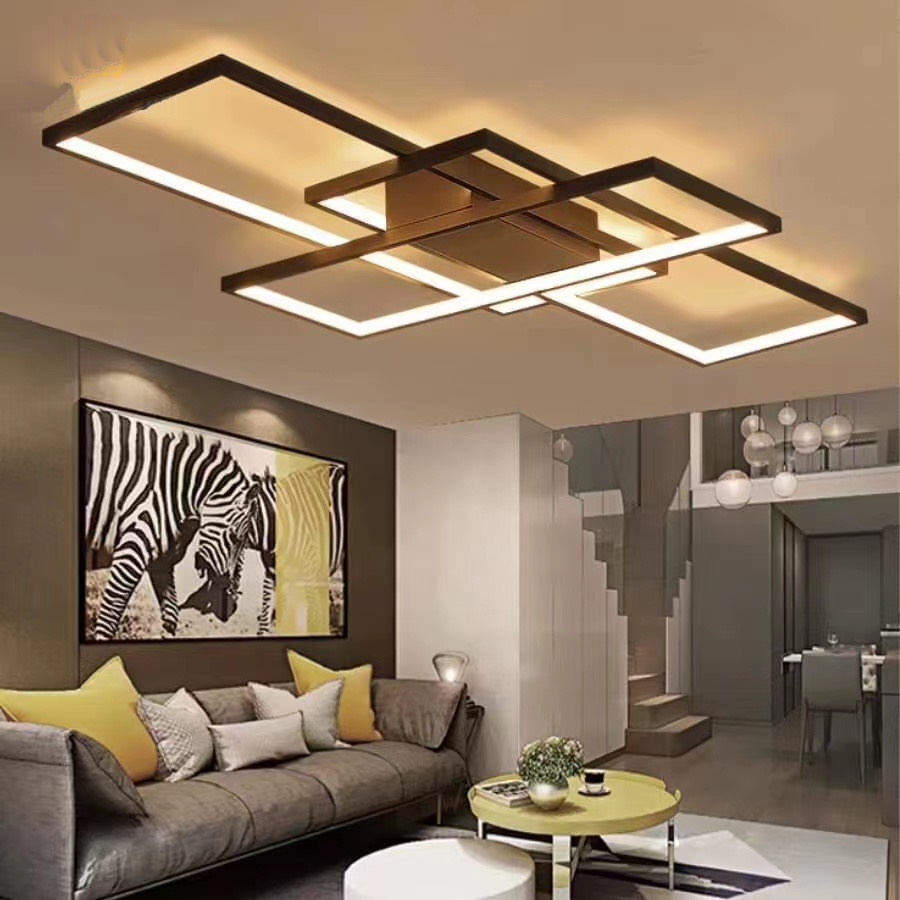 Đèn ốp led cánh hoa sơn đen OL1110/4