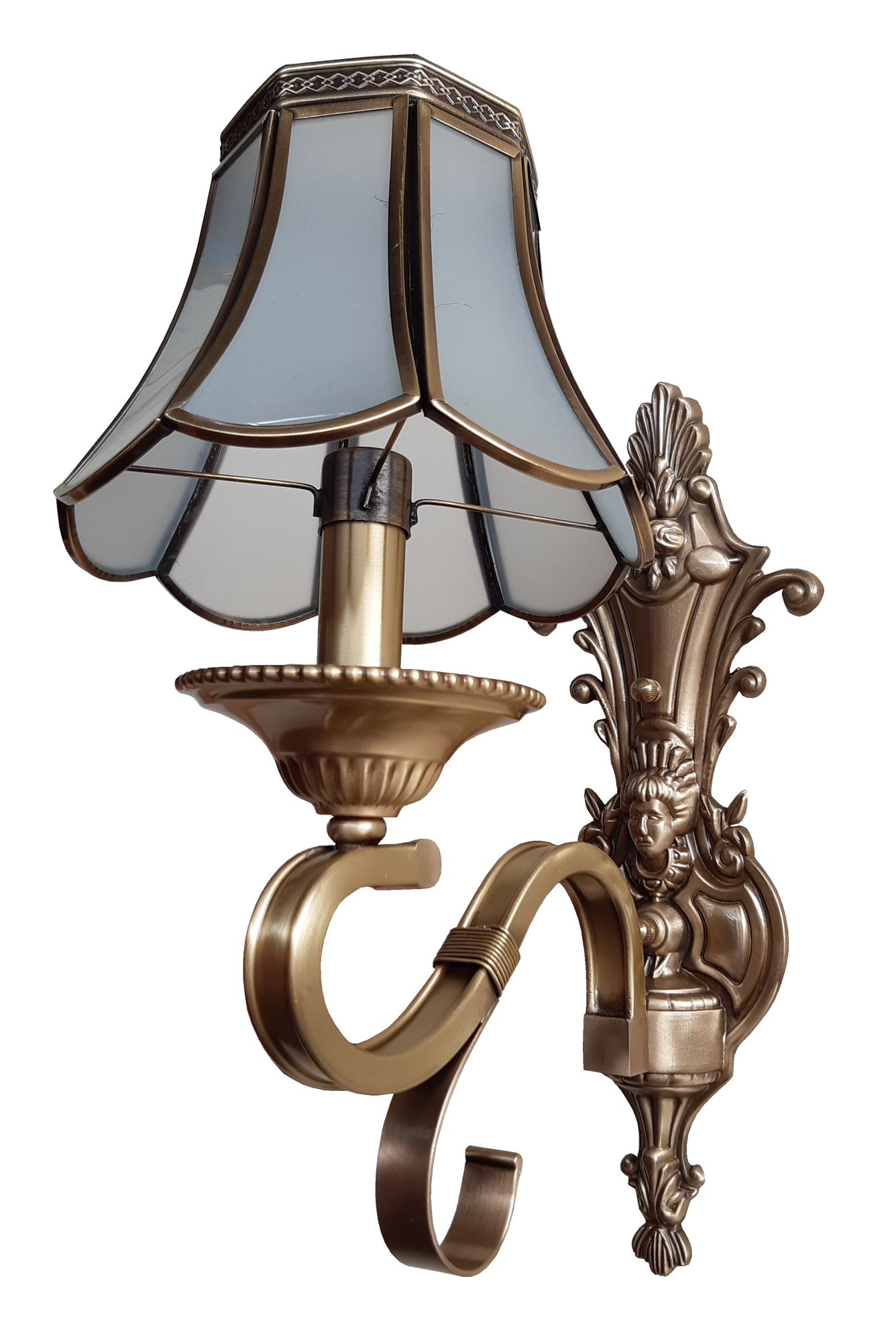 Đèn tường đồng xịn B6140 (28x35)