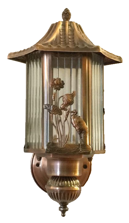 Đèn cột 6 kính hoa sen 1640