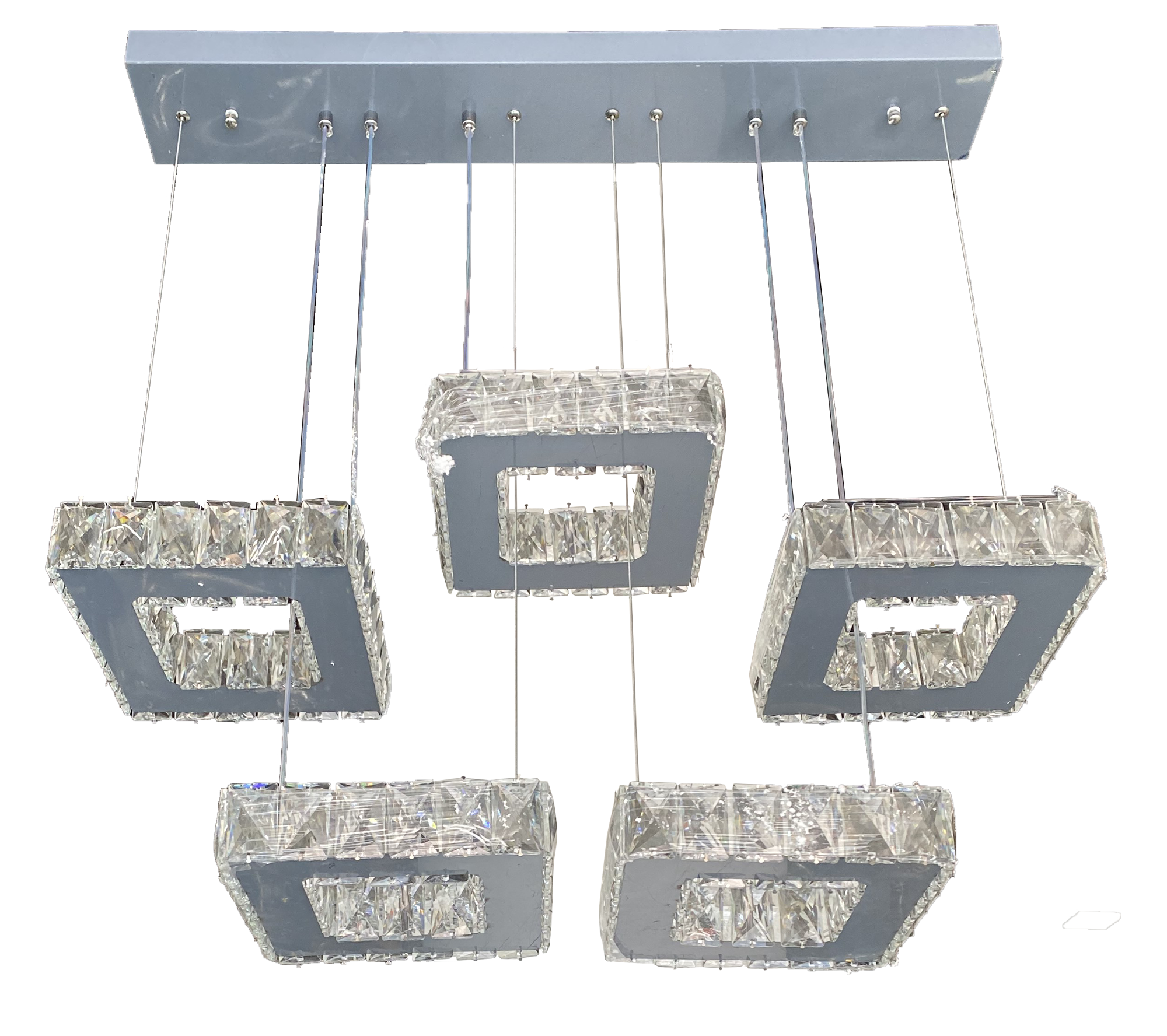Đèn thả phale vuông D259/700 (55172/A)(70x75)