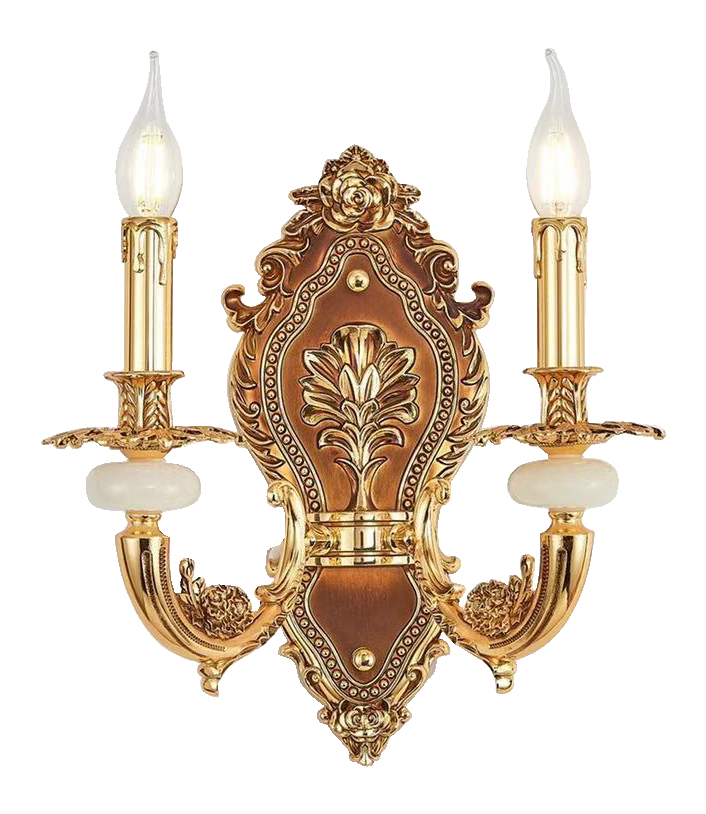 Đèn nến mạ đồng 3024/2B