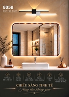 Soi tranh led 8058/60cm BK+WH