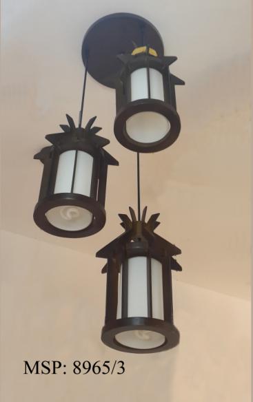 Đèn thả 3 gỗ 8965/3