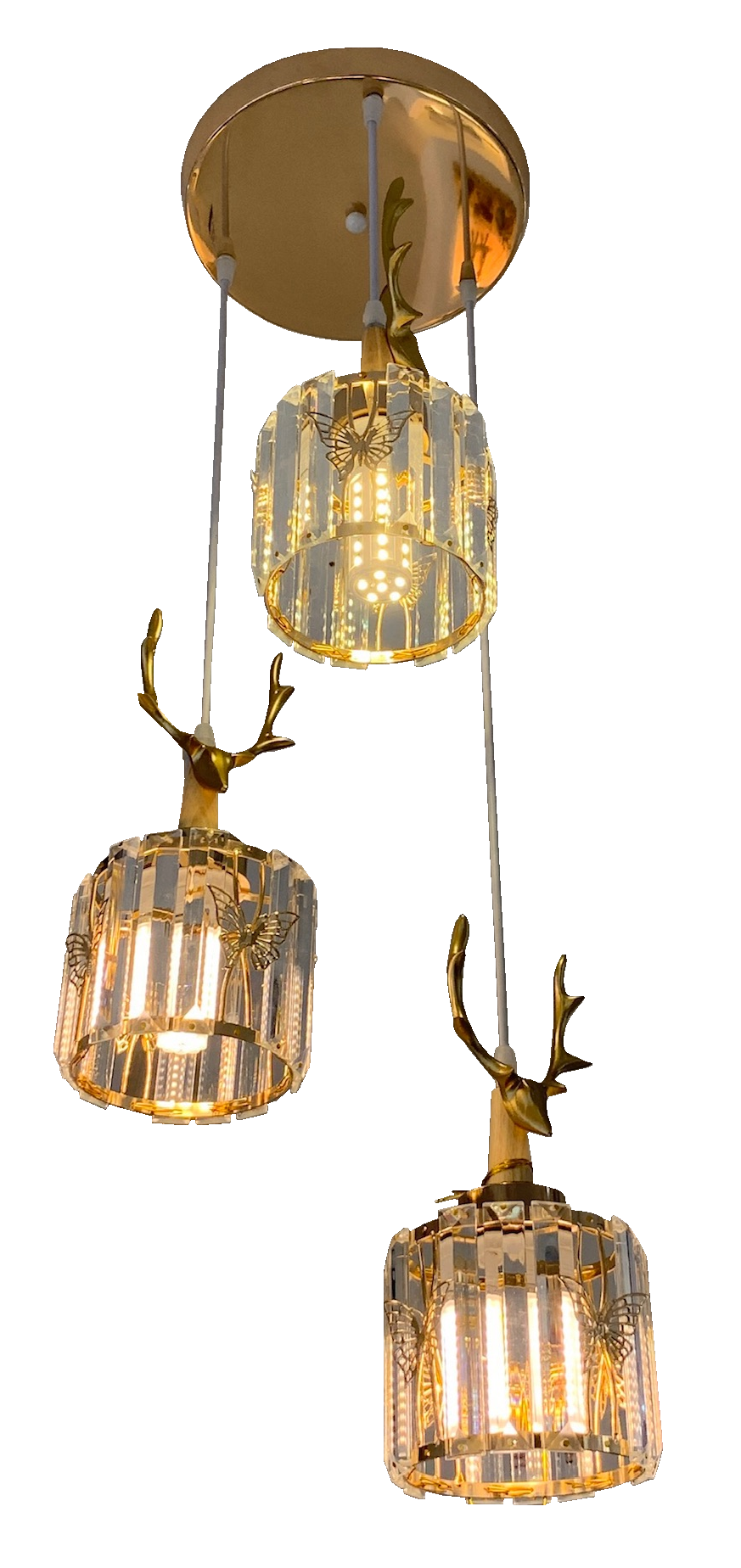 Đèn thả phale đầu hươu 3954/3