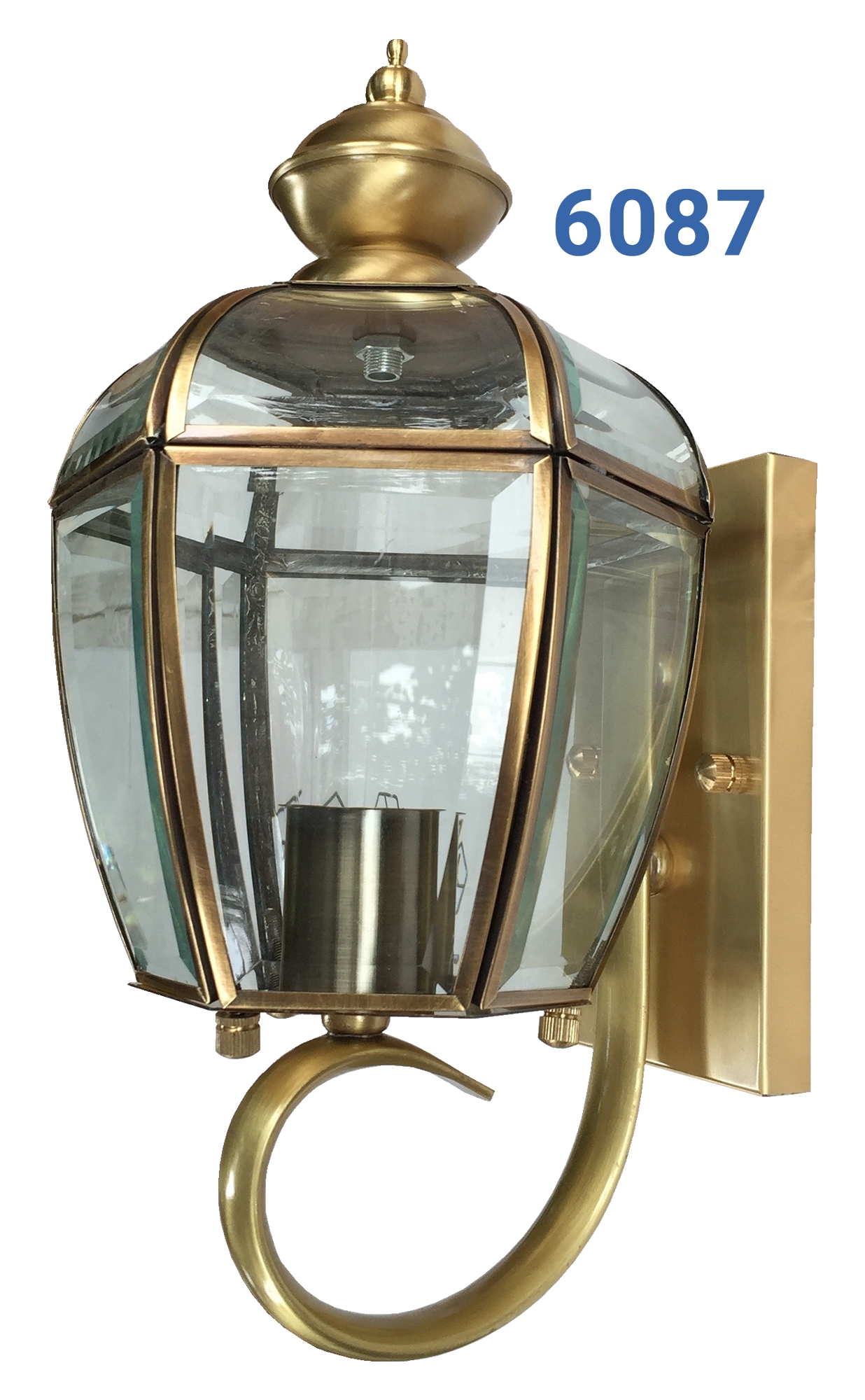 Đèn cột đồng xịn quay lên 6087