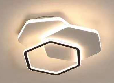 Ốp trần led 3D lục giác 803-2 (802/500) có khiển