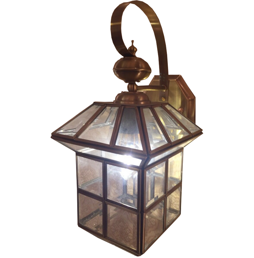 Đèn cột đồng xịn B002