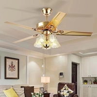 Quạt trần đèn QT2124( cánh 48cm - D= 1,3m)
