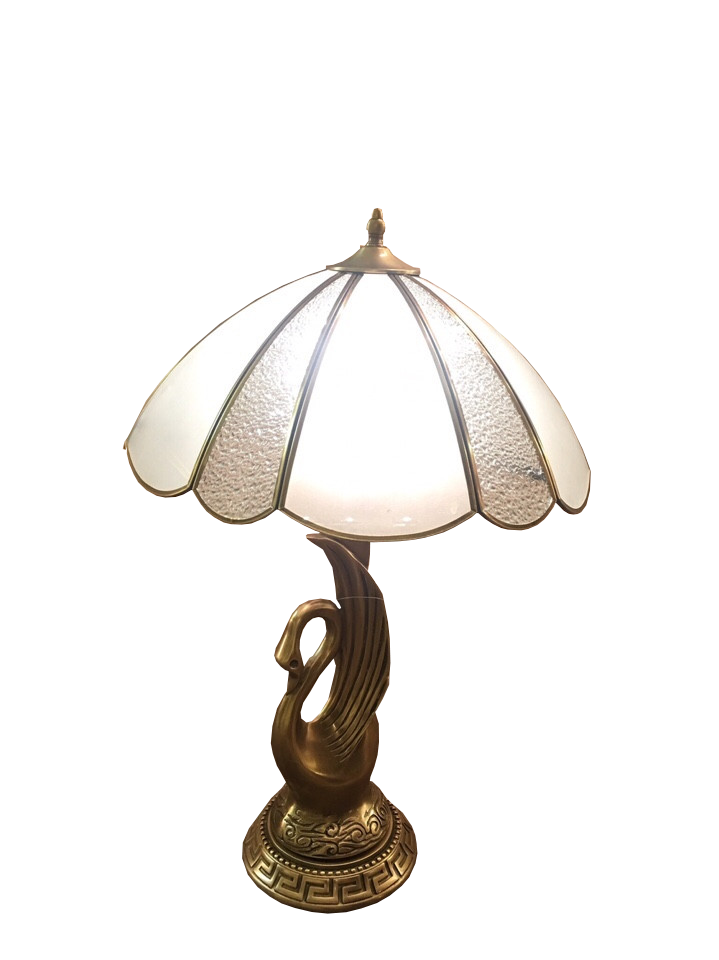 Đèn bàn thiên nga đồng xịn T3001(37x58)