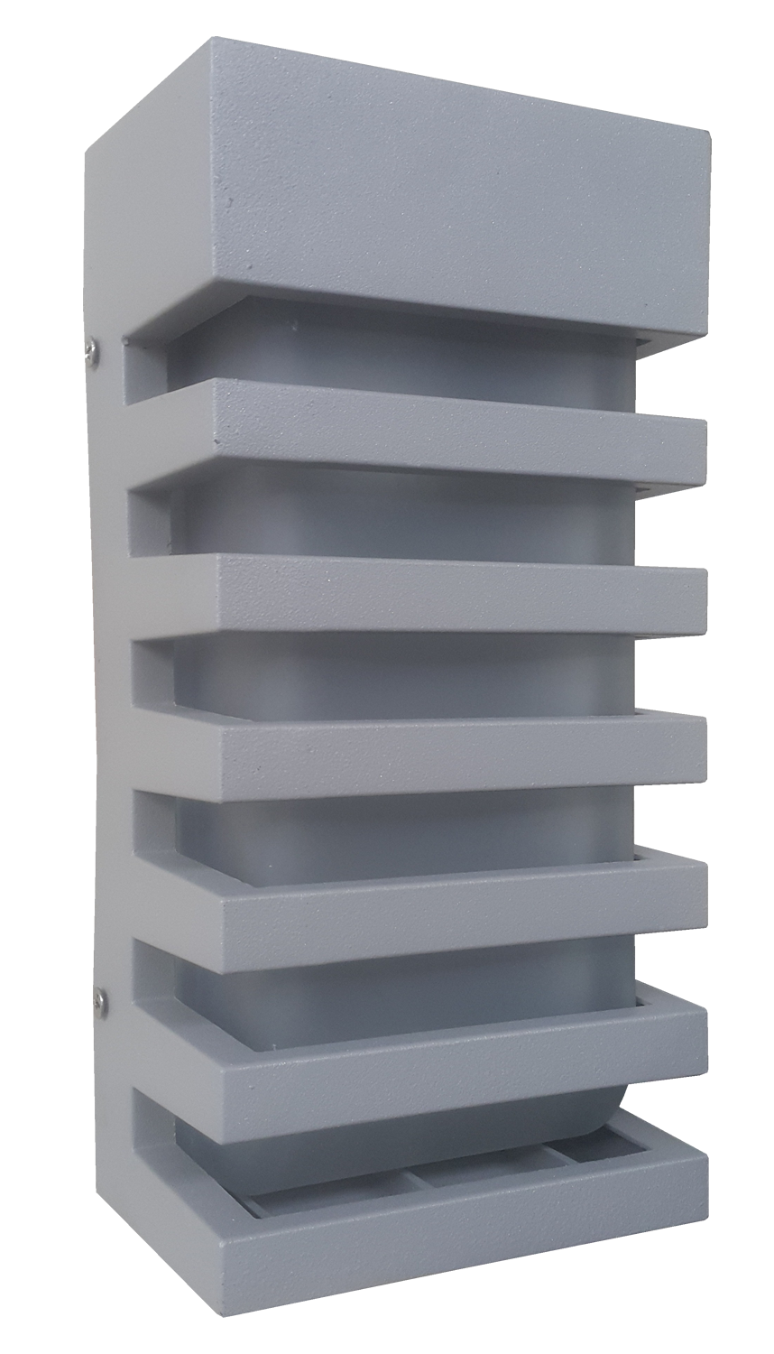 Đèn hắt atimon 1214 màu ghi SV(12x25x8)