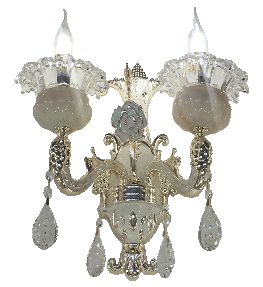 Đèn đôi nến sứ (9022/2)