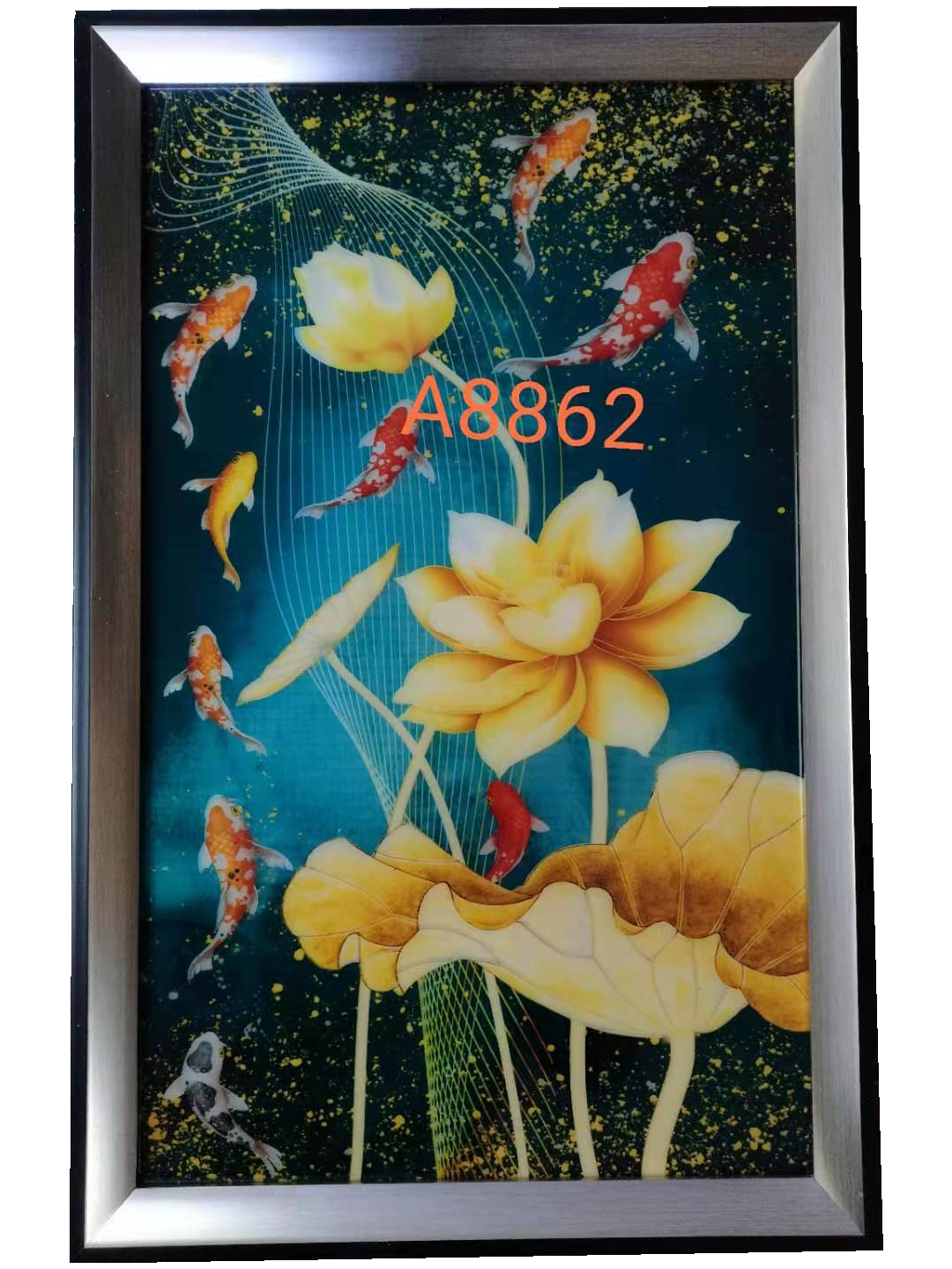Hắt tranh khung mạ vàng đồng A8862M (A8876M) (40x60)
