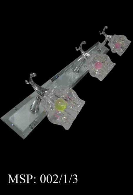 Soi tranh Led 3 chao thủy tinh 002/3