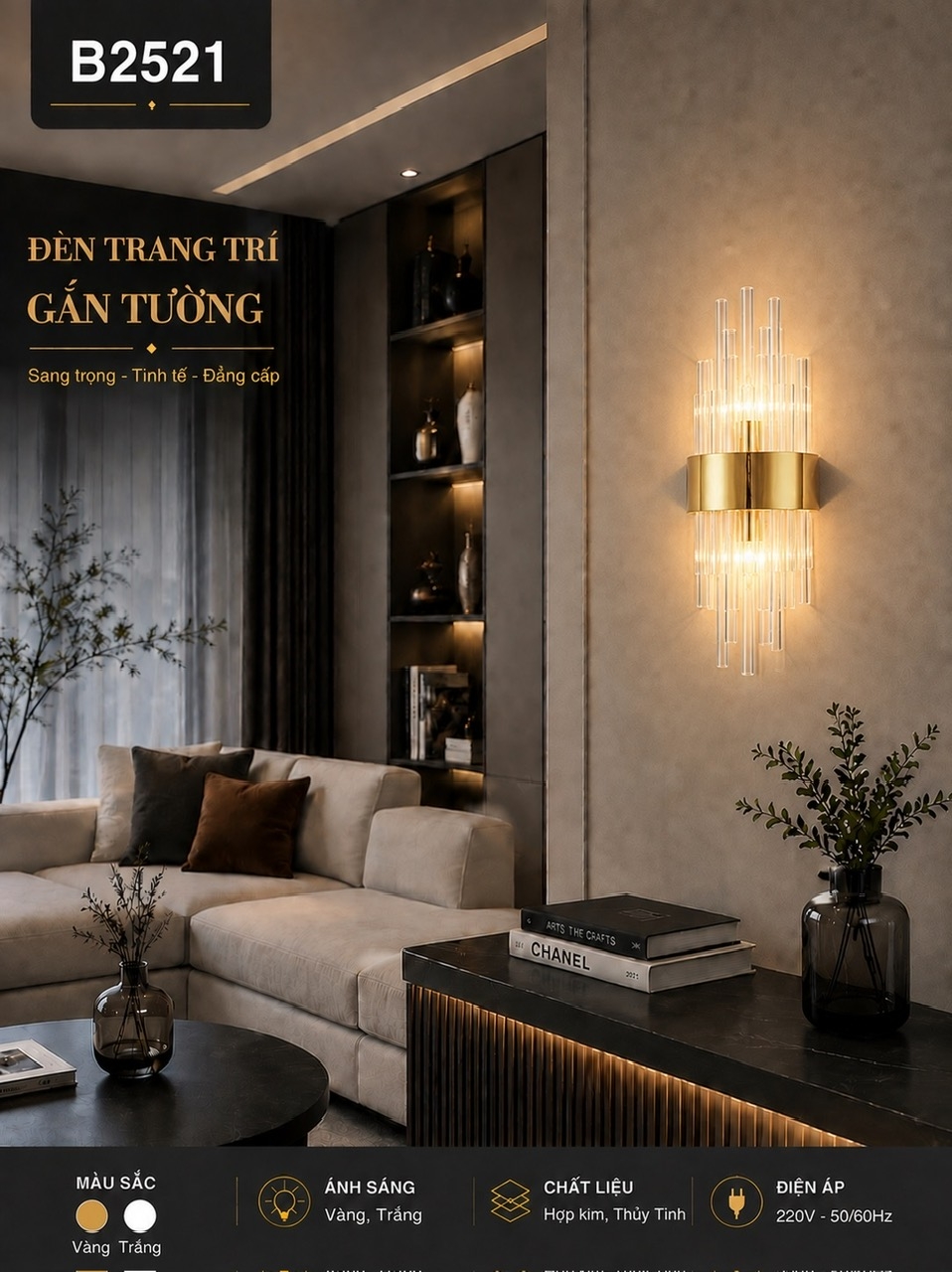 Đèn hắt phale B2521(200x450)