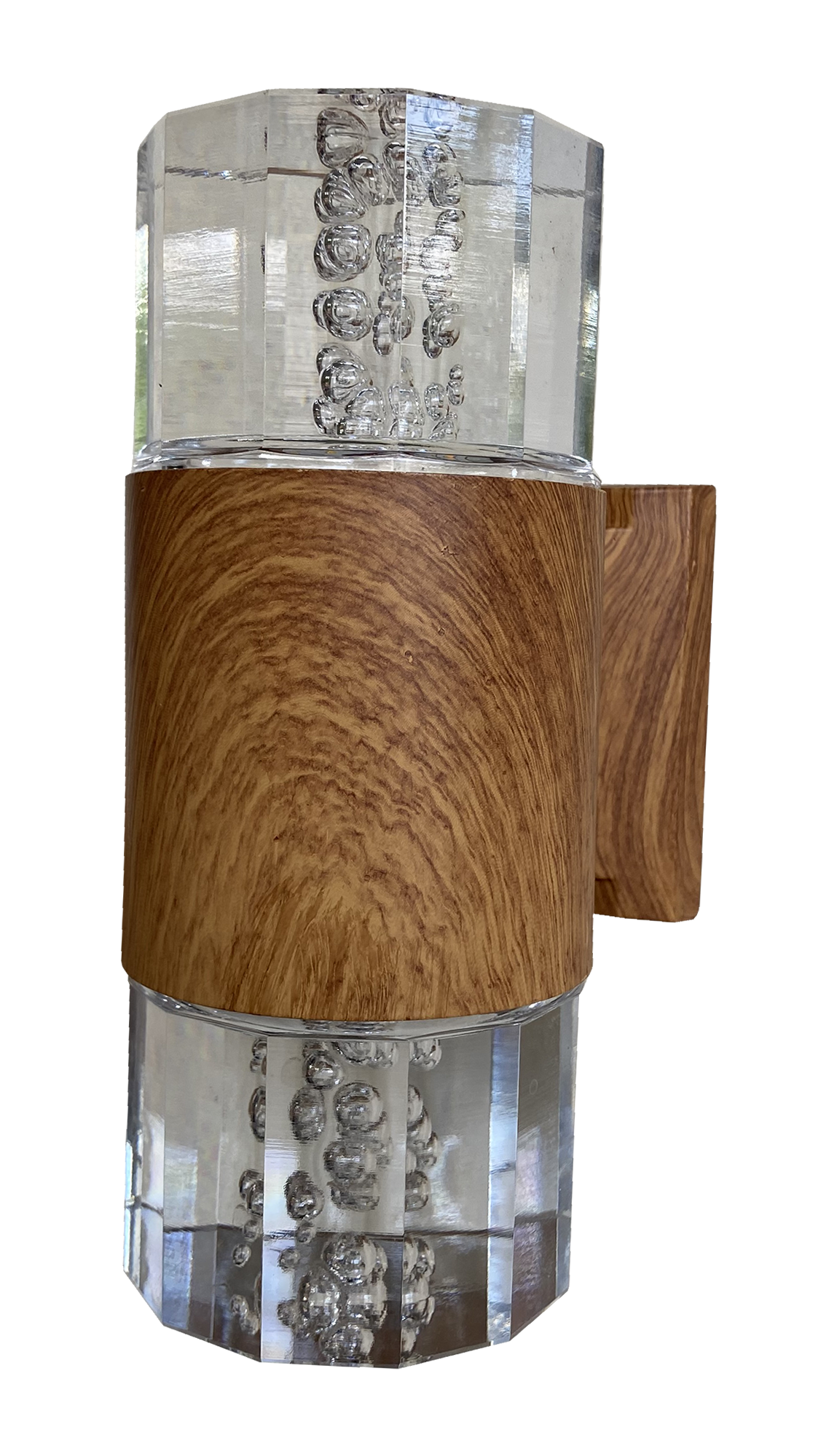 Đèn chày vân gỗ giọt nước lục lăng 1922/2YL