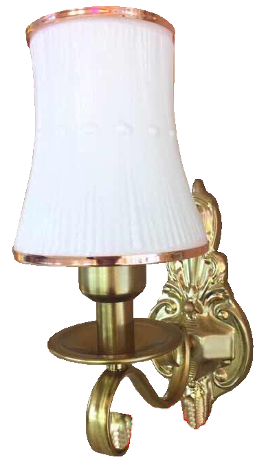 Đèn tường mạ đồng chao thủy tinh J069/1