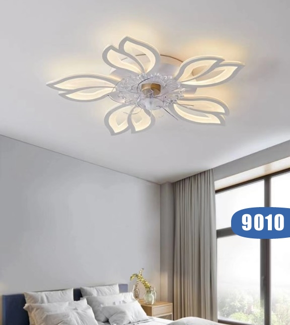 Ốp led gắn quạt 9010