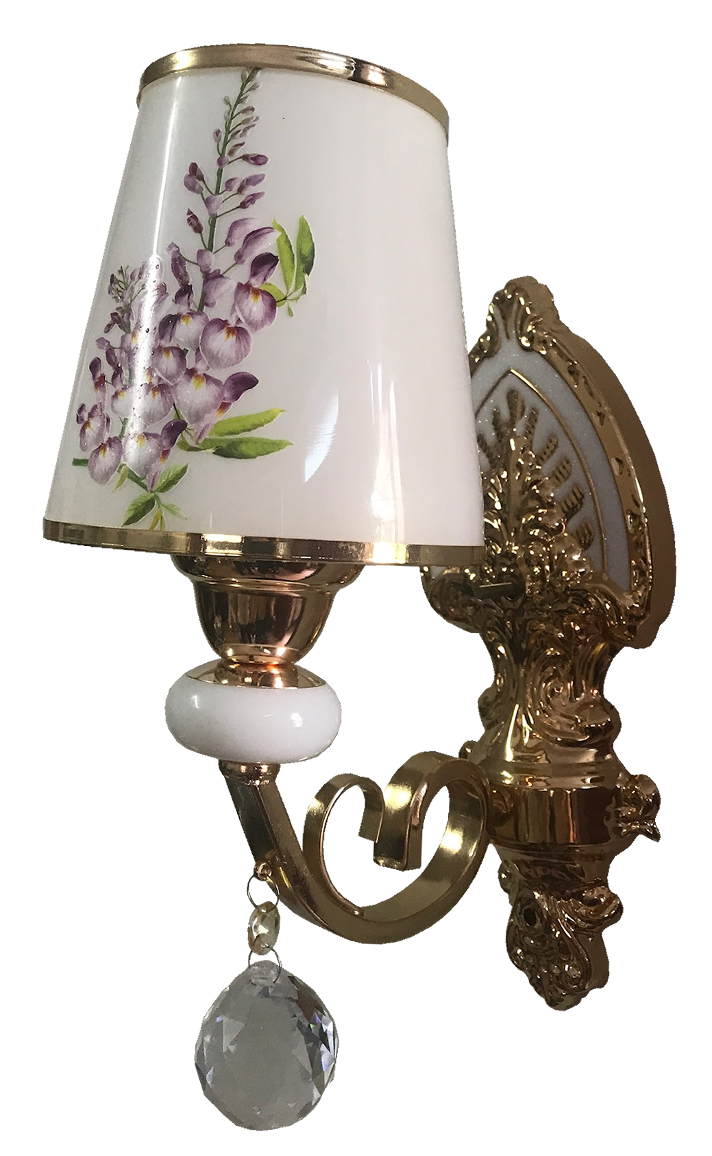 Đèn tường đế mạ vàng pháp 8847/1