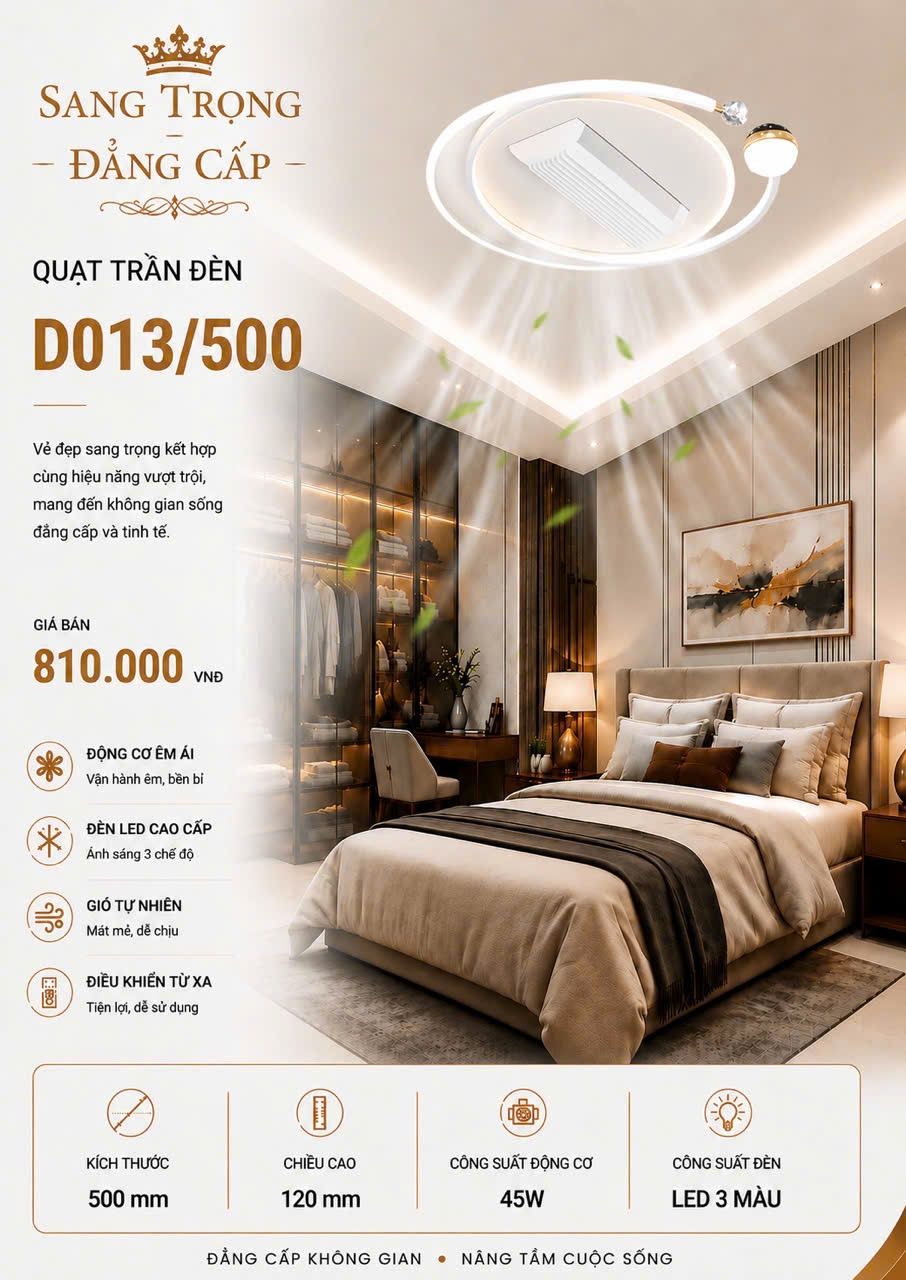 Đèn ốp trần tròn D13