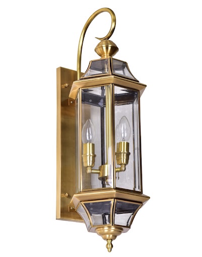 Đèn cột đồng xịn to B6018L