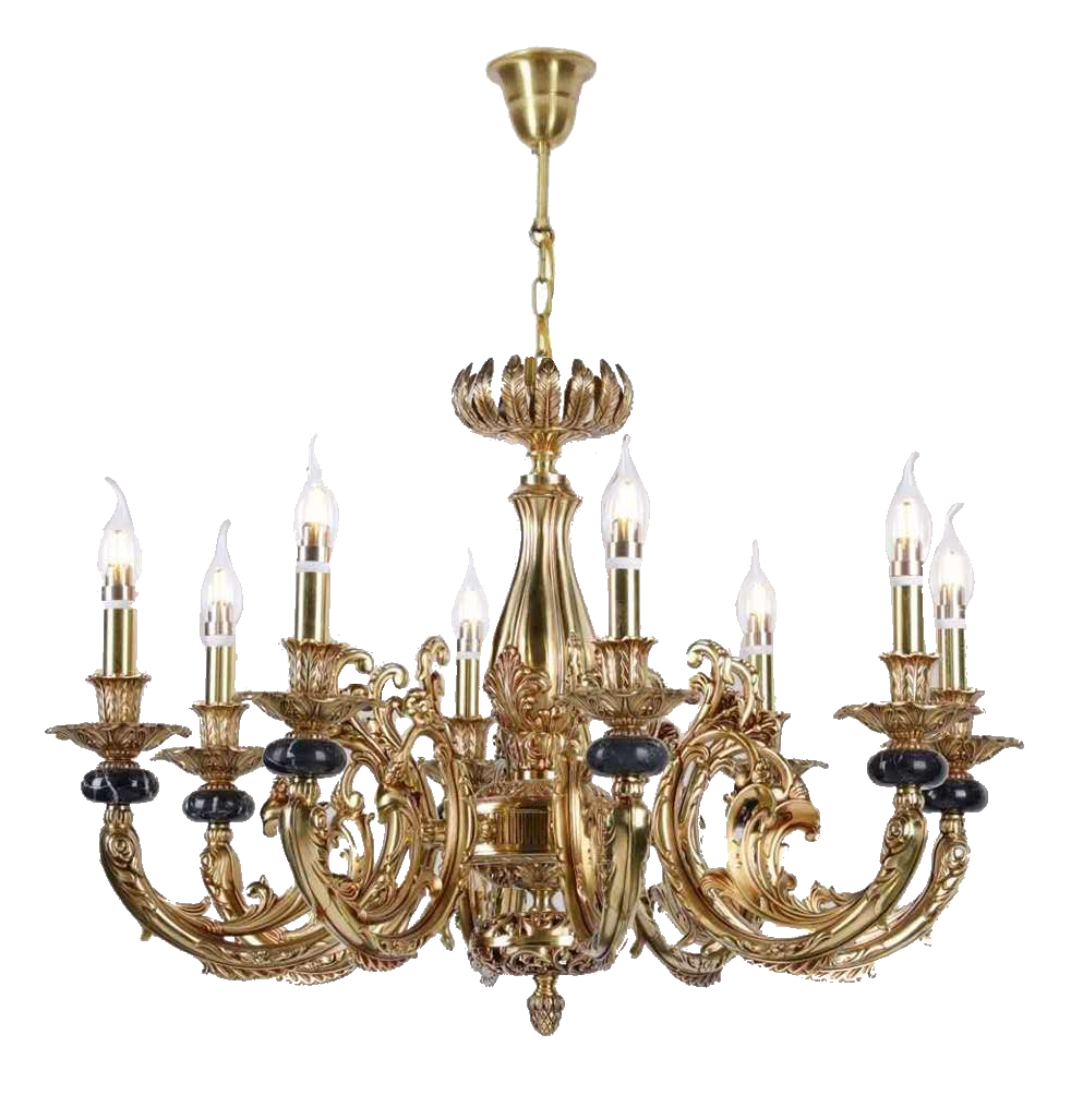 Đèn chùm đồng xịn 7002/8 (800x600mm)