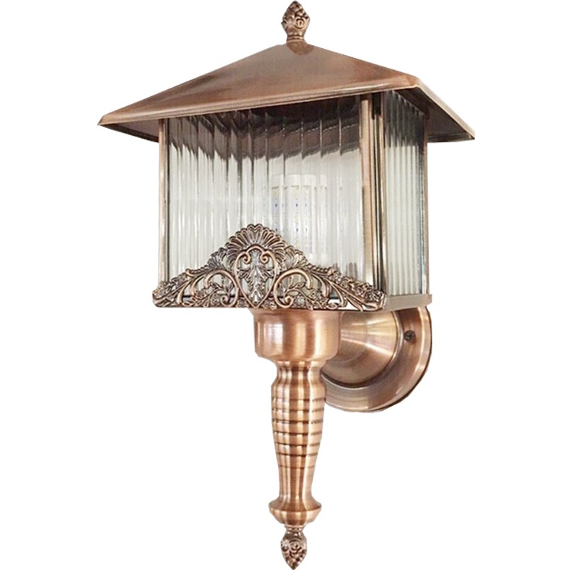 Đèn cột mạ đồng (1380)
