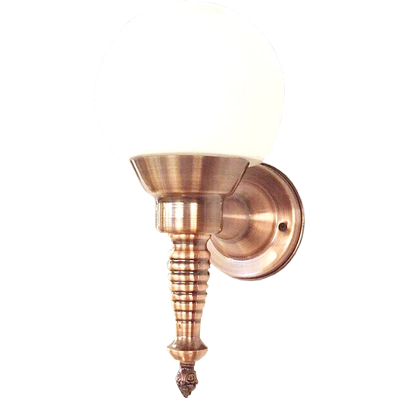 Đèn cột mạ đồng đỏ (1368)