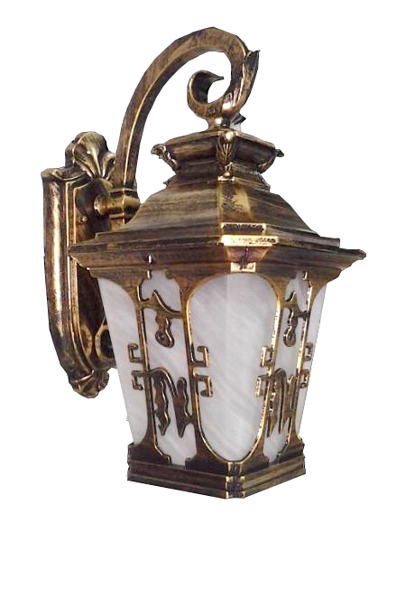 Đèn cột mạ đồng 9027