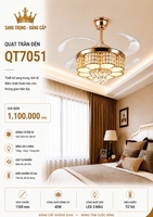 Quạt trần đèn QT7051(6115)