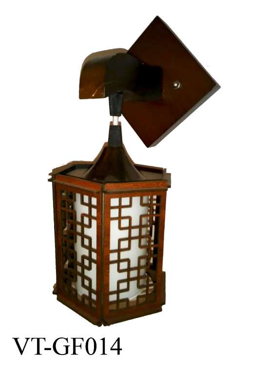 Đèn tường gỗ 014