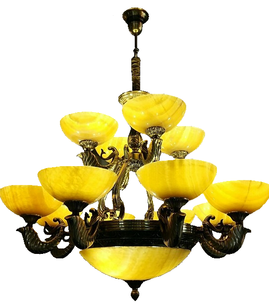 Đèn chùm đồng xịn 9921/12
