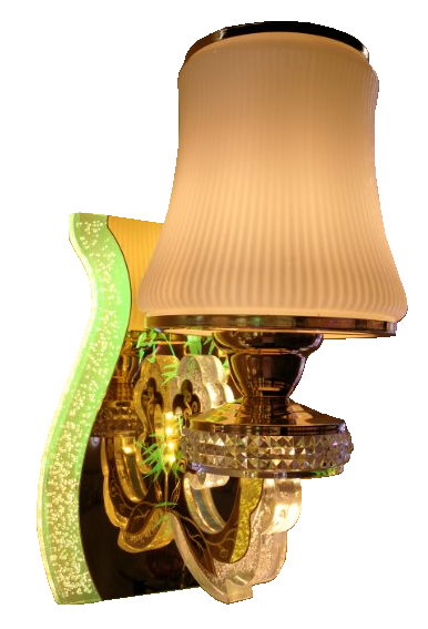 Đèn tường đế led chao thủy tinh 8853/1_led