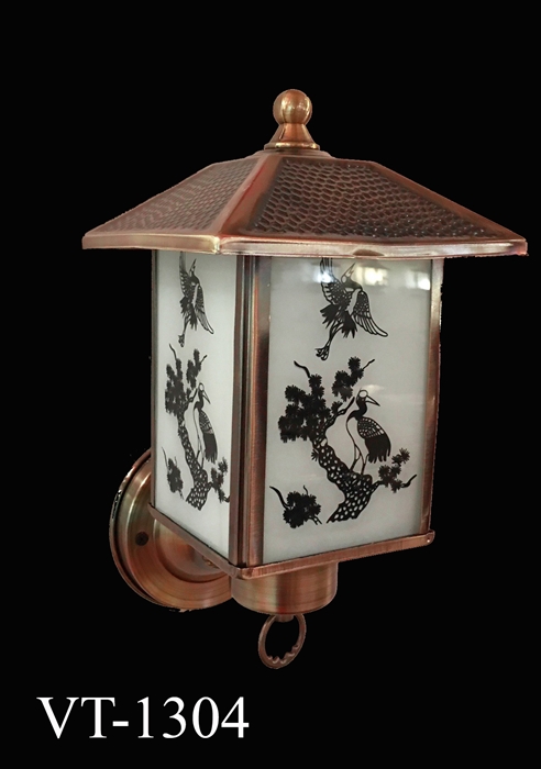 Đèn cột mạ đồng 1304/1