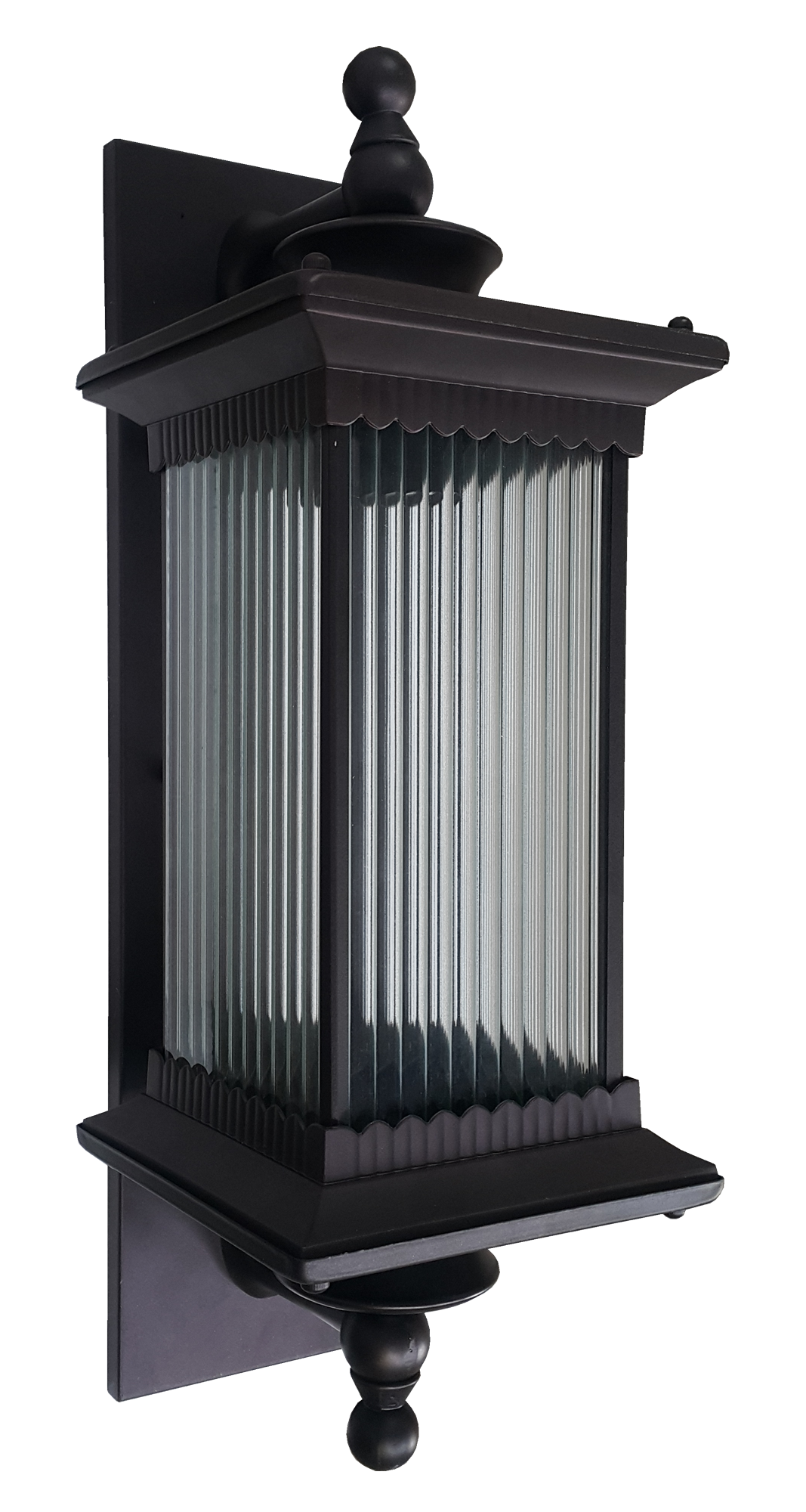 Đèn cột quét sơn màu đen B293/1(0355BK)