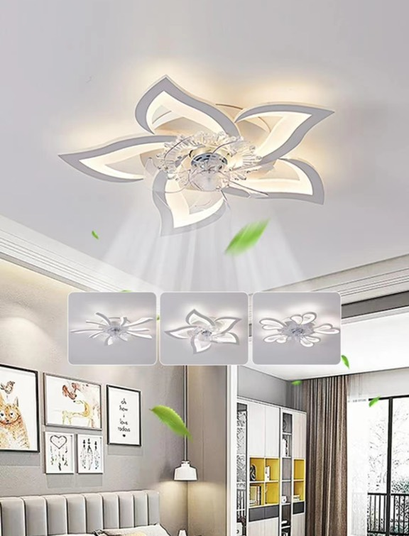 Ốp led gắn quạt 9016