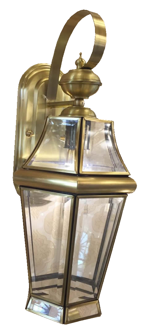 Đèn cột đồng xịn 6 kính quay xuống 0626L