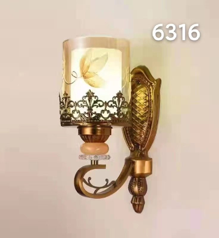 Đèn tường mạ đồng 6316/1(12x28x20)