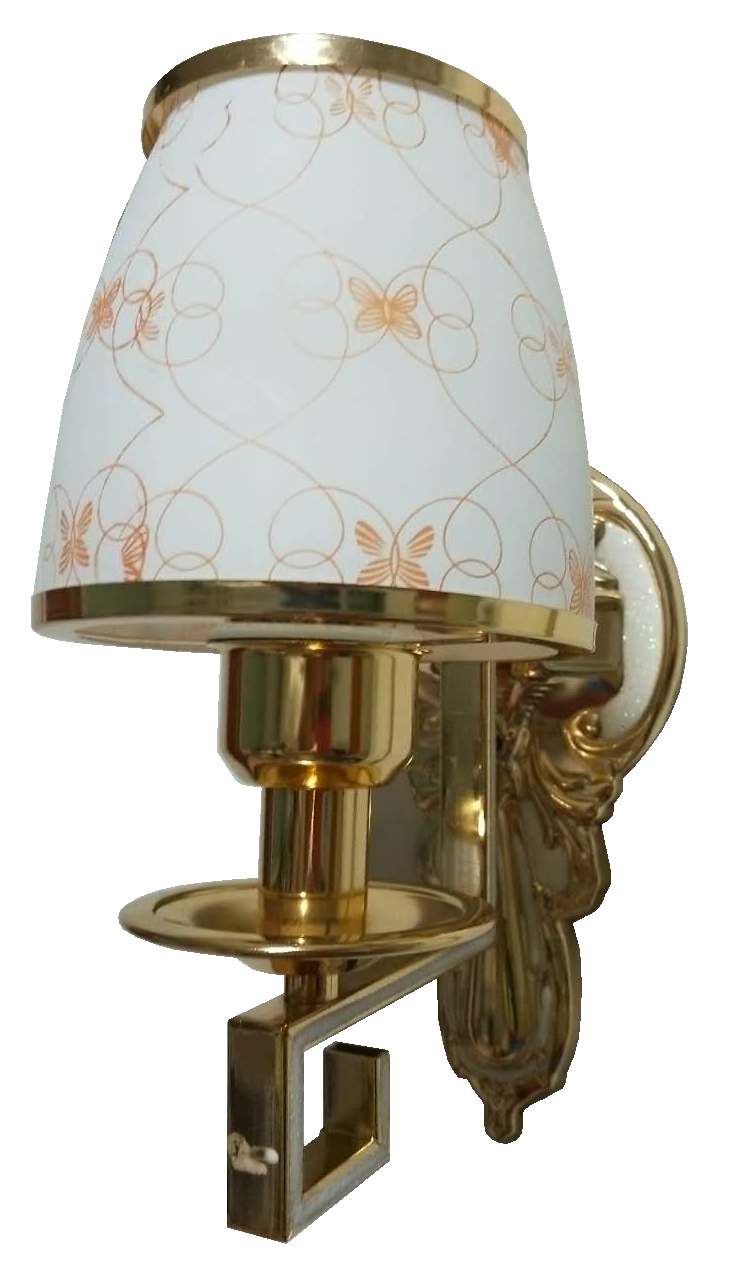 Đèn tường đế mạ vàng pháp 5190/1
