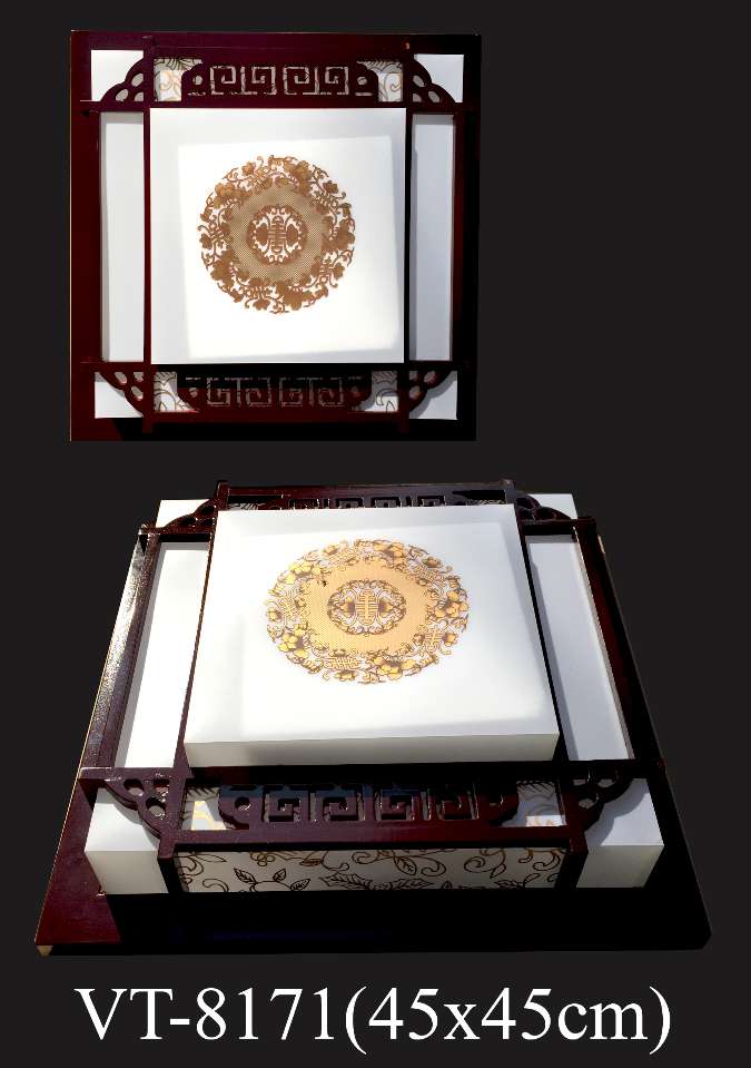 Đèn ốp gỗ Led (45x45cm)-8171S