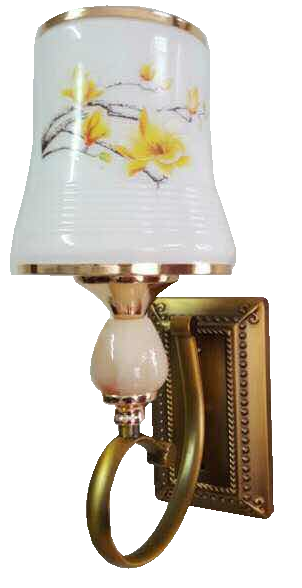 Đèn tường chao dù tay mạ đồng 8818