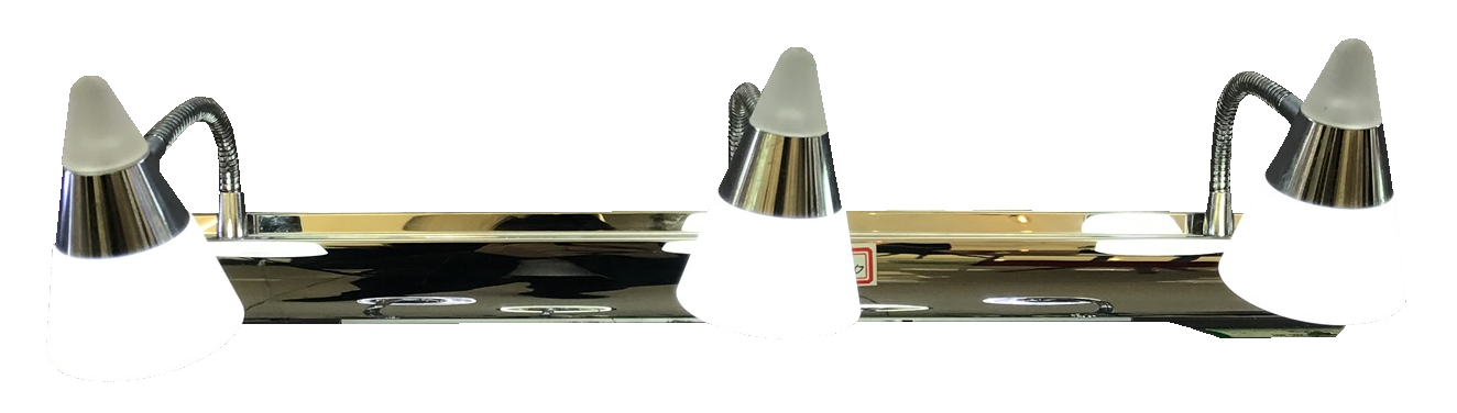 Đèn soi tranh led đế mạ inox 8090/1