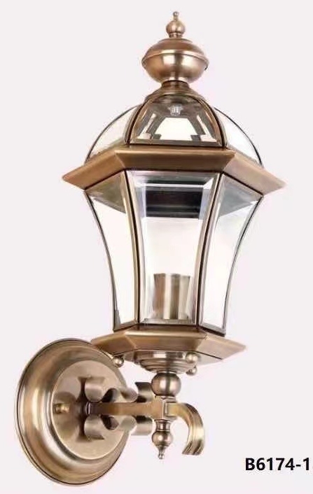 Đèn gắn cột đồng xịn B6174