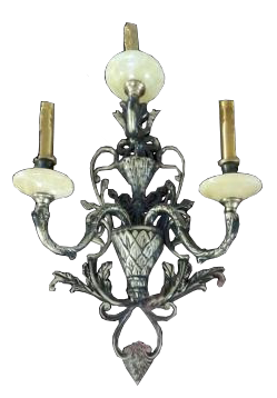3 tay nến đồng xịn 8817