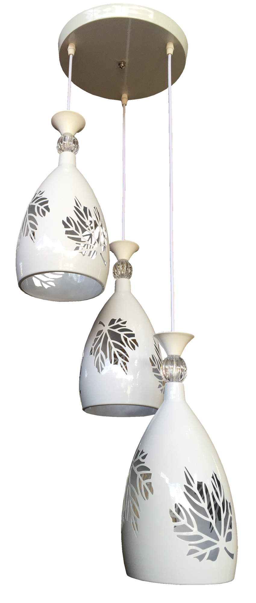 Đèn thả 3 lá phong trắng T036/3WH