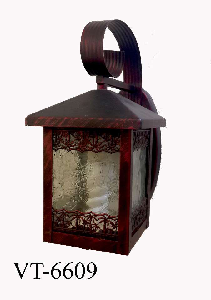 Đèn cột mạ đồng 6609