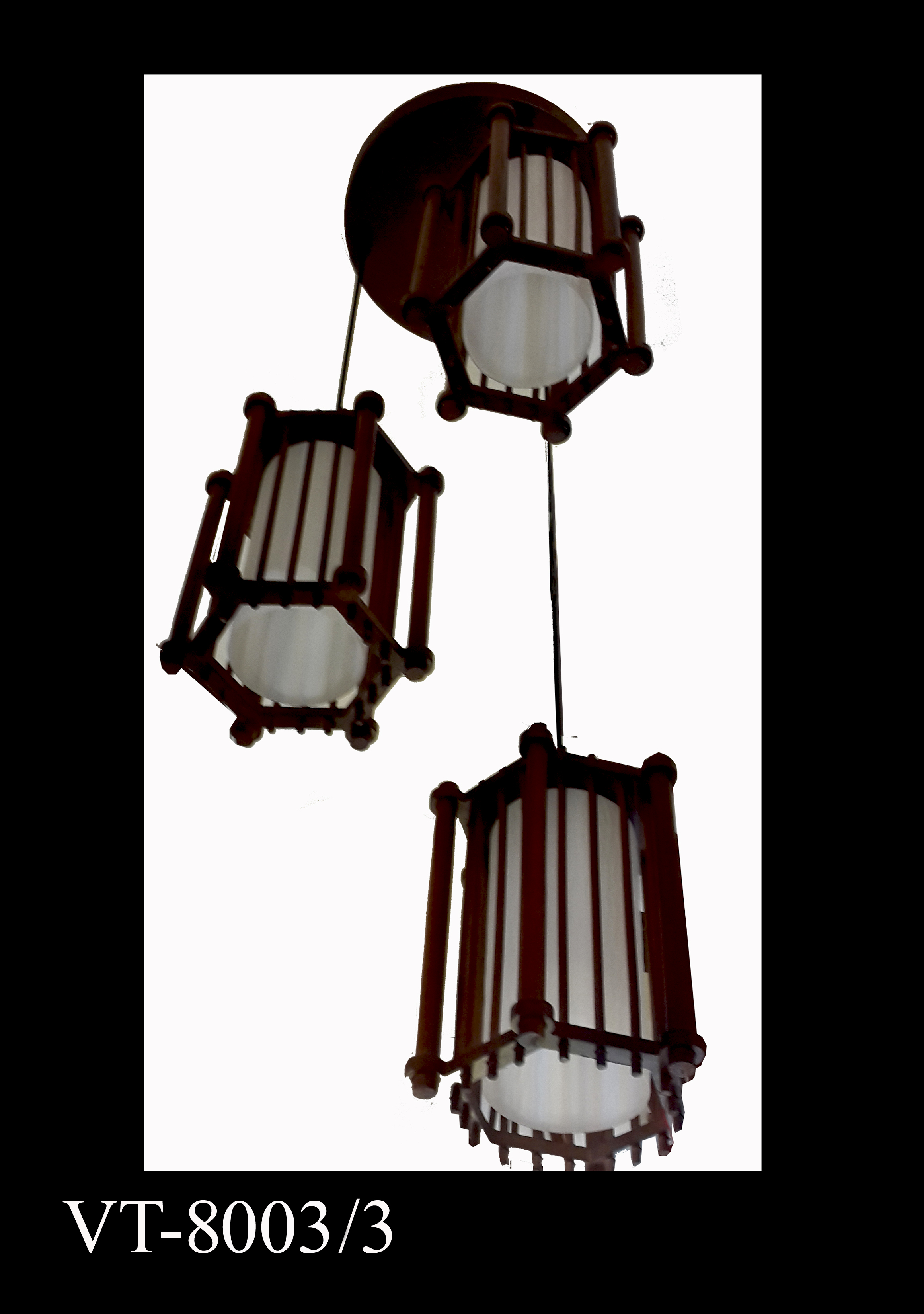 Đèn thả 3 gỗ 8003/3