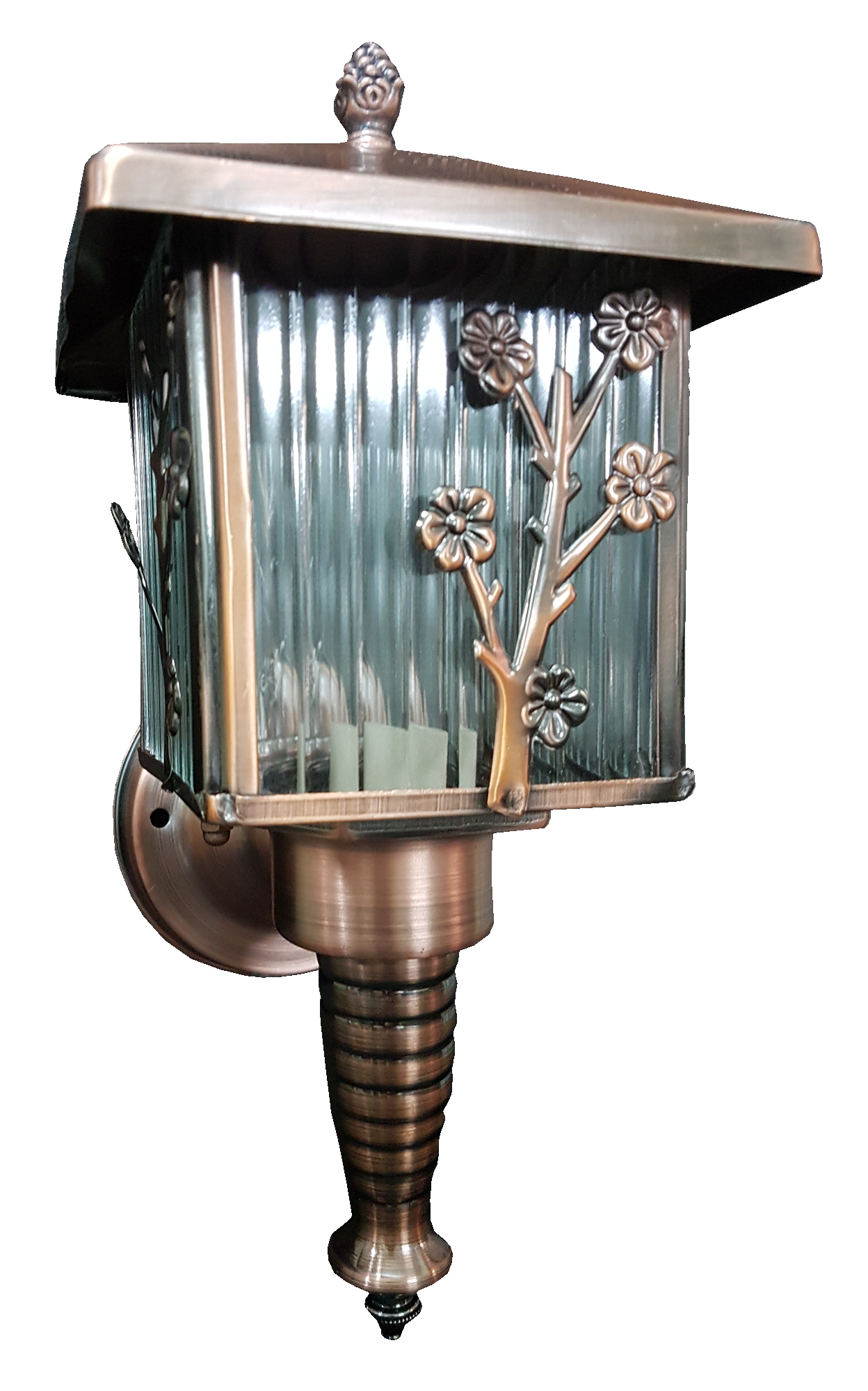 Đèn cột mạ 4 kính 1526